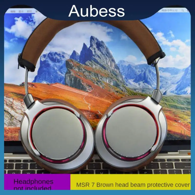 

Easy To Install Headphone Beam Faux Leather Earmuffs Good Elasticity Earphone Case Simple And Practical Don't Pinch Ears