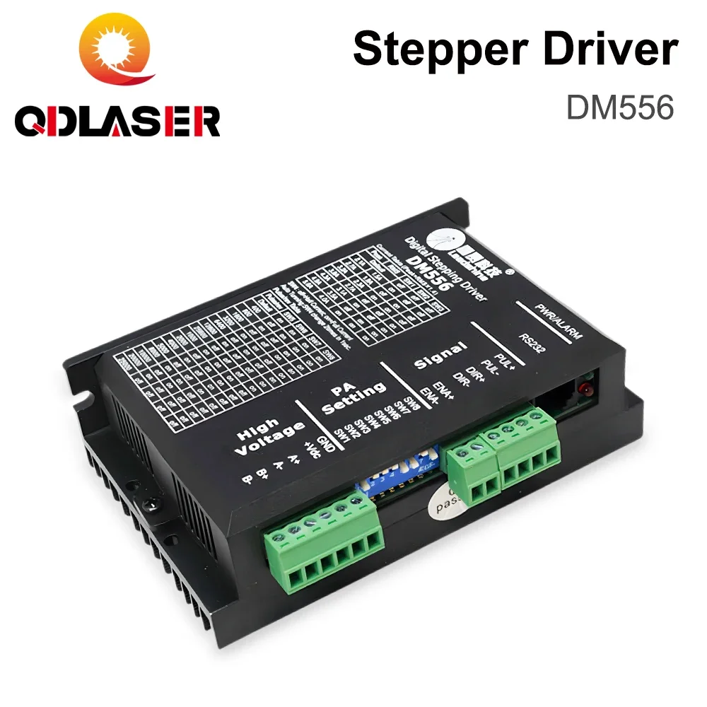 QDLASER Leadshine DM556 2-фазный шаговый драйвер 20-50 В переменного тока 0 5-5 6 А 7-16 мА