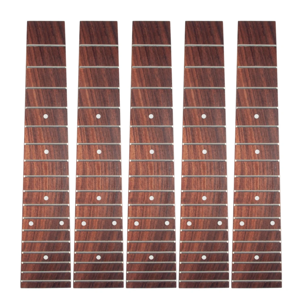 

LOOK 23'' Ukulele Fretboard Rosewood Fingerboard W/ 18 Frets Fretboard For Concert Ukulele Repair New 1/5/10 PCS