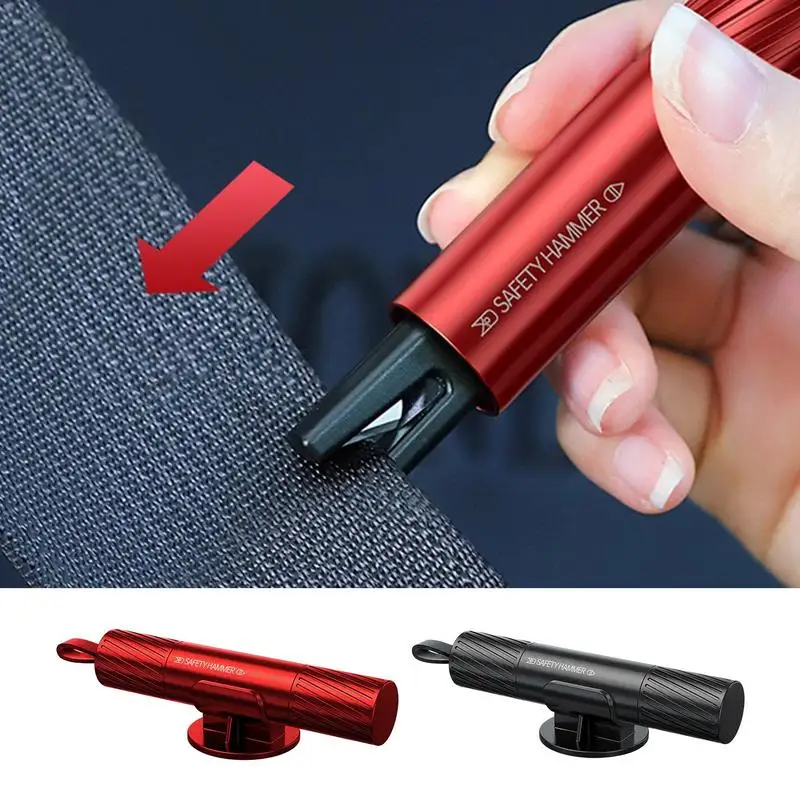 

Car Window Hammer Tool Safe Breaker Tool For Window Glass Reusable Car Escape Tool With Seatbelt Cutter Glass Breaker And Window