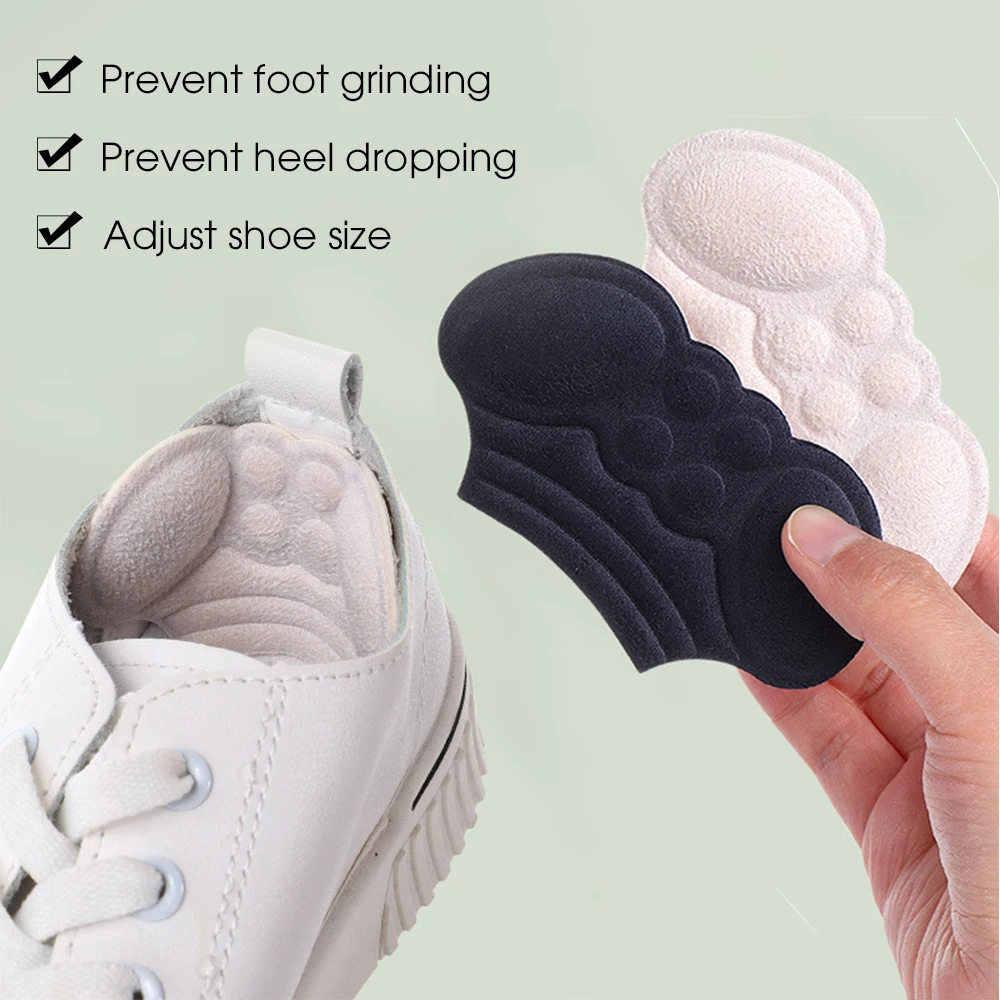 

3D Sneaker Heel Sticker Anti-wear Insoles Heel Repair Subsidy Sticky Sticker Back Sneaker Lined Pads Anti-Wear Sticker Foot Care
