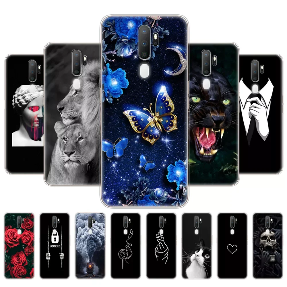 

Case For Oppo A9 A5 2020 Case Soft TPU Phone Shell Back For OPPOA9 OPPOA5 A 9 Coque A 5 Cover Silicon Protective Funda 6.5"