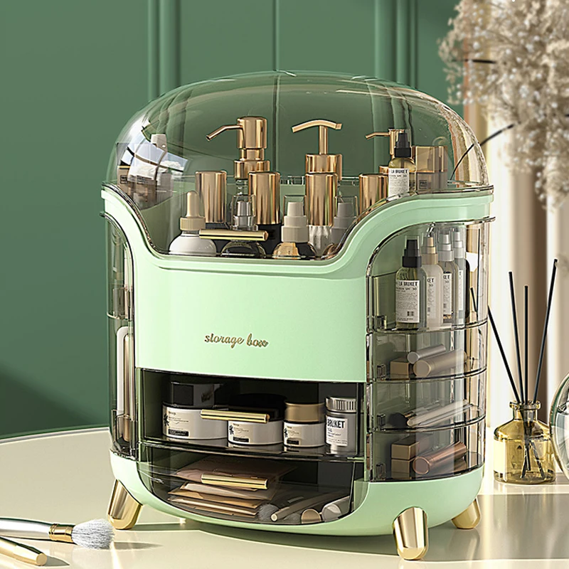 

Organizer Cosmetic Jewelry Box Bathroom Large Desktop Box Drawer Cosmetics Dustproof Storage Capacity Nordic Makeup Storage