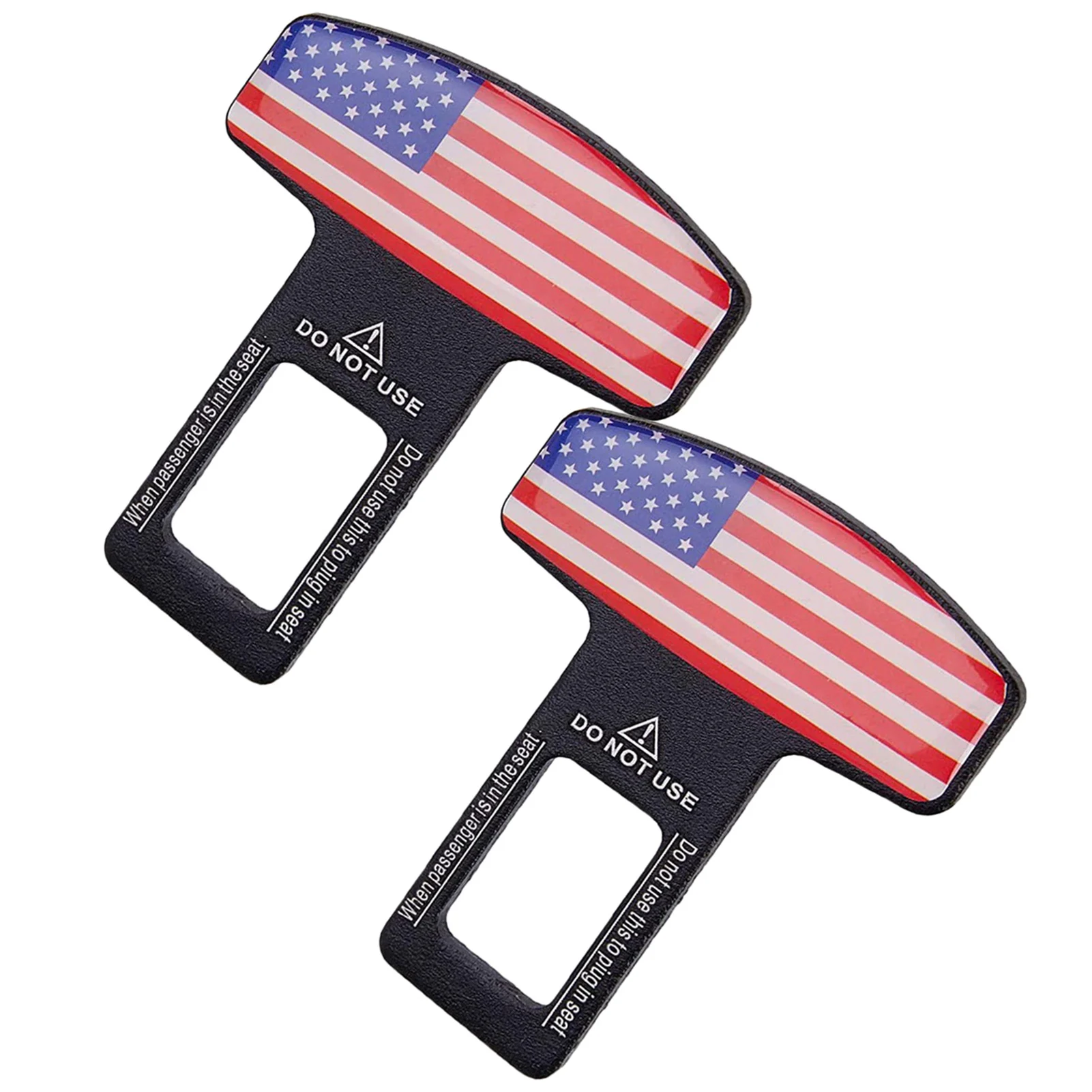 

2pcs Universal Car Safety Seat Belt Buckle Alarm Stopper Clip Clamp Eliminator Stop Warning Auto Interior Accessories