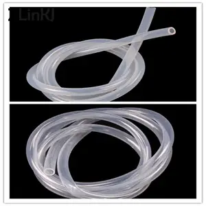 Прозрачный силиконовый резиновый шланг для пищевых продуктов длиной 1 метр, диаметром 7, 8, 9, 10, 12 мм