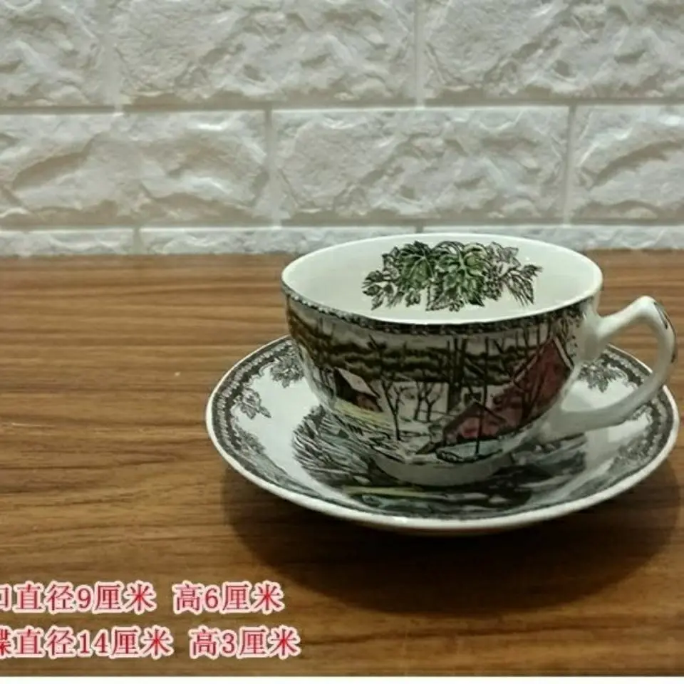 Экспортируется в Великобританию зимнее ранчо серия керамических столовых