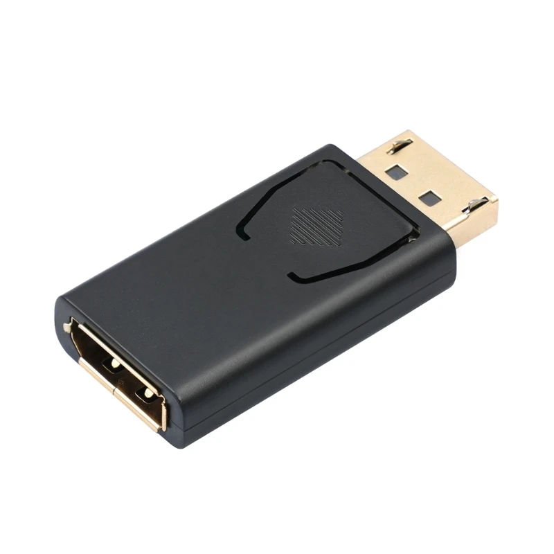 Адаптер конвертера удлинительного кабеля DisplayPort папа-мама с поддержкой