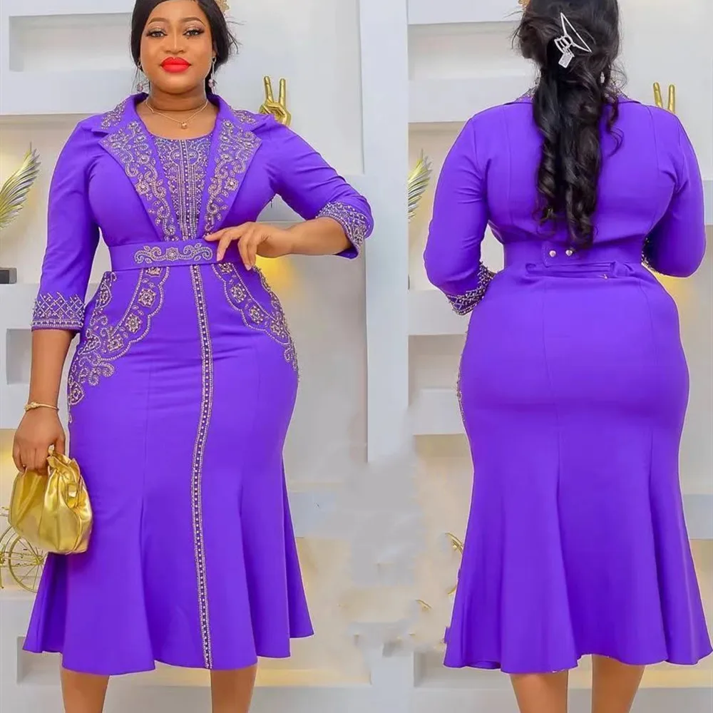 Plus Size African Dresses for Women Dashiki Africa Clothes Ankara Outfits Gown Muslim Turkey Wedding Party Long Maxi Dress 2022