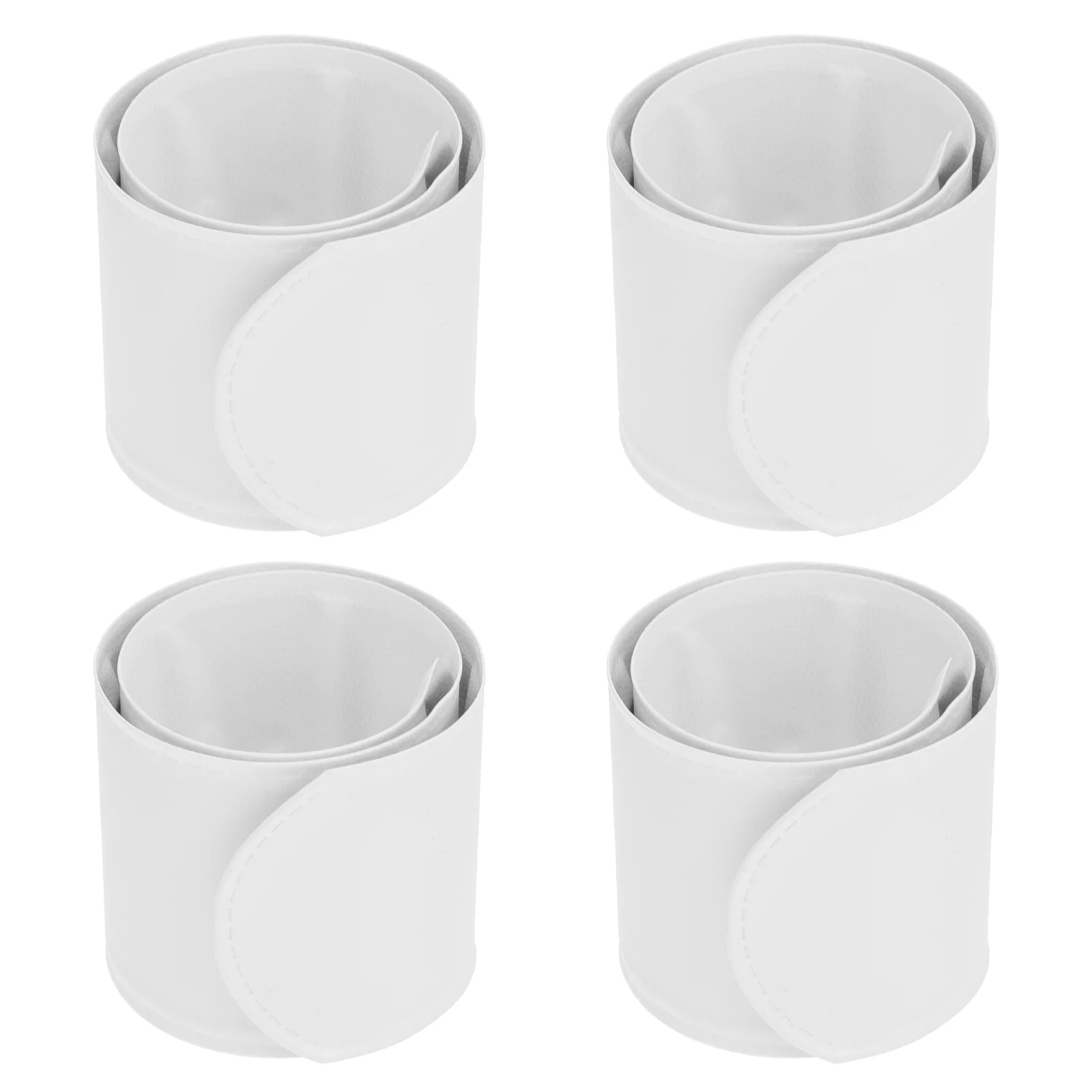 

Pure White Ring Party Wrist Bracelets Slap Wristband Kids Funny Favor Favors Interesting