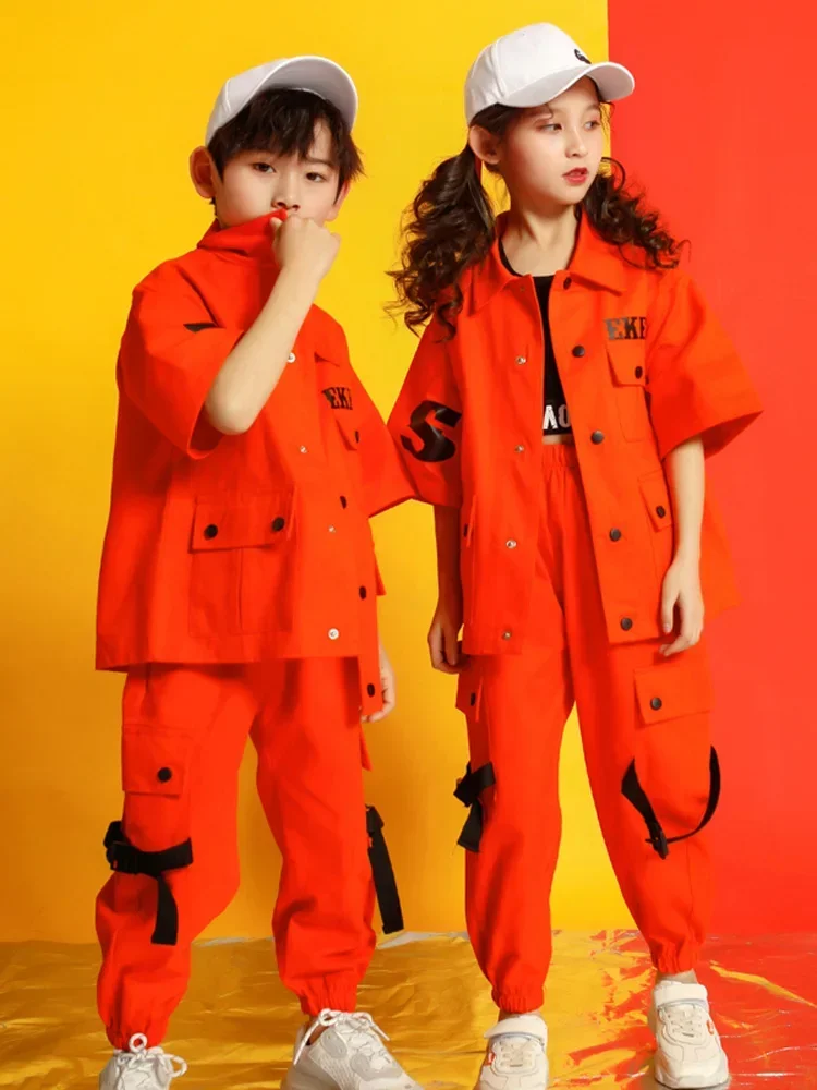 Детский комплект уличных танцев в стиле хип-хоп классная детская одежда для