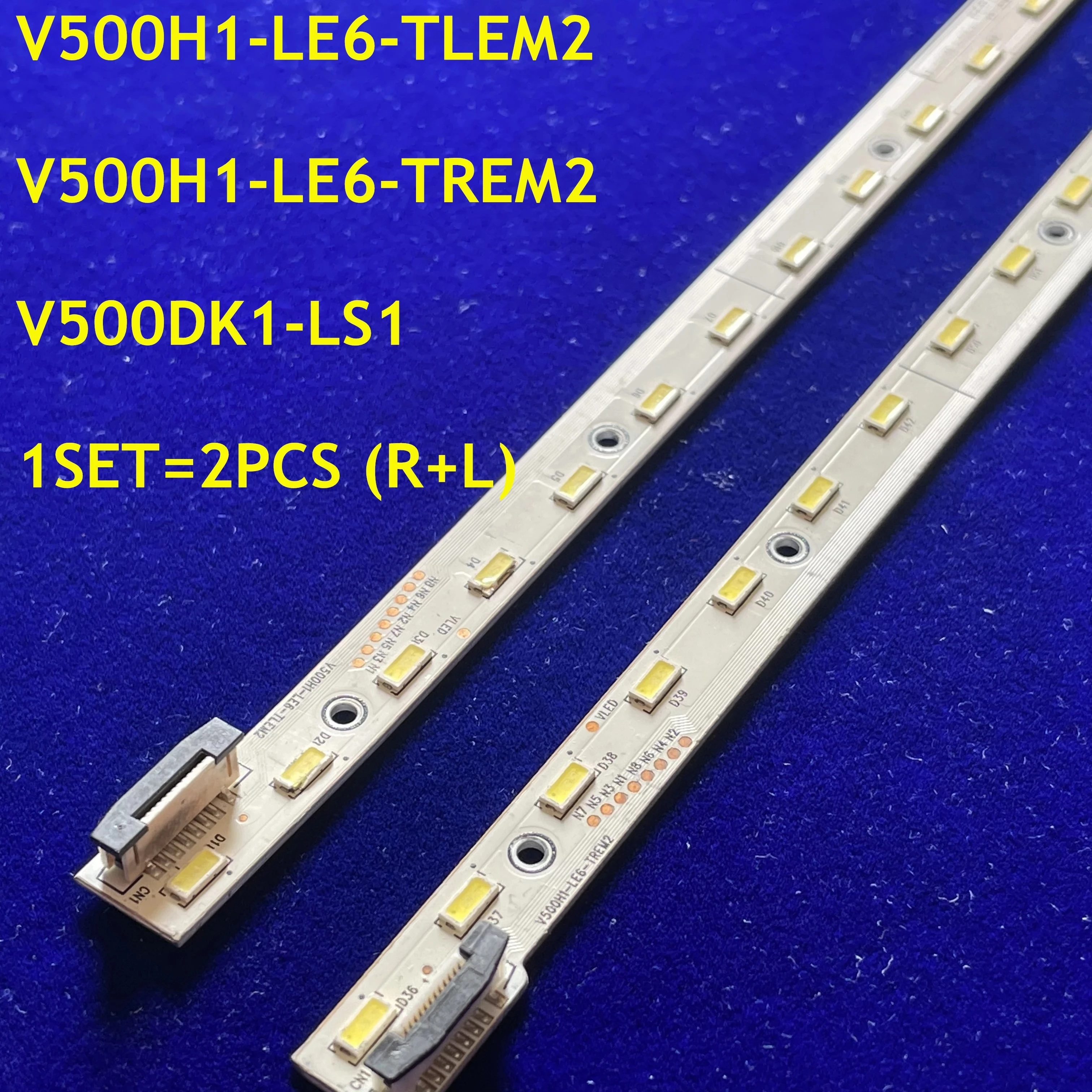 

10pcs LED Strip V500H1-LE6-TLEM2 V500H1-LE6-TREM2 For LED50K610X3D 50E580F L50E5690A-3D UD50B6000ID LD50H9000 V500DK1-LS1