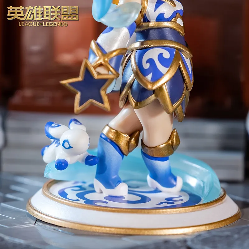 Фото В наличии: Коллекционная фигурка League of Legends Blue Porcelain Lux 12.6см, лимитированная серия «Год Дракона», аниме-модель, модная настольная кукла №4