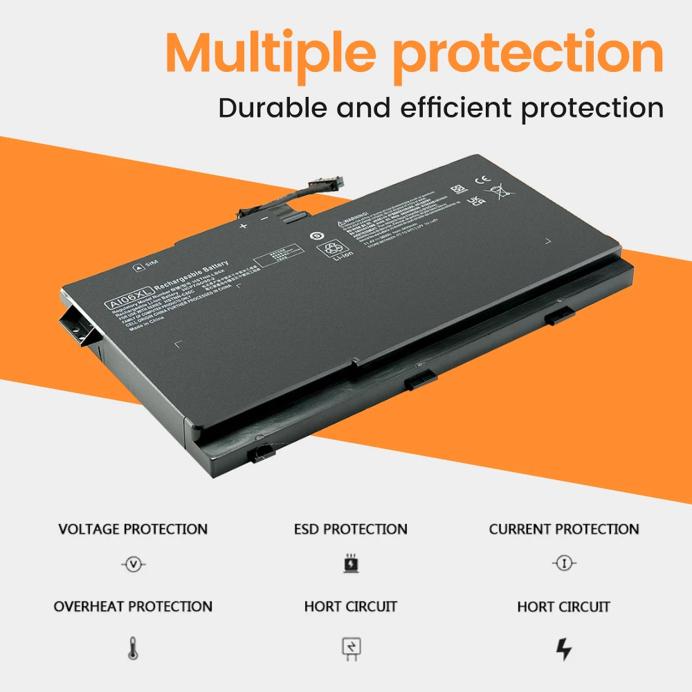 Аккумулятор AI06XL для ноутбука HP ZBook 17 G3 T7V62ET V1Q05UT X9T88UT T7V61ET