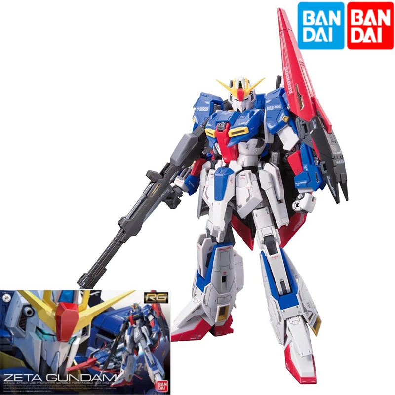 

Bandai Gundam 78539 1/144 RG 10 MSZ-006 Zeta Z оригинальная модель головоломки, игрушки