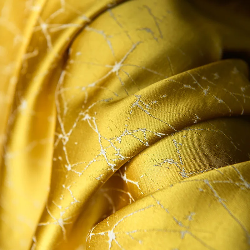 Современные светлые роскошные золотисто-желтые шторы простая однотонная