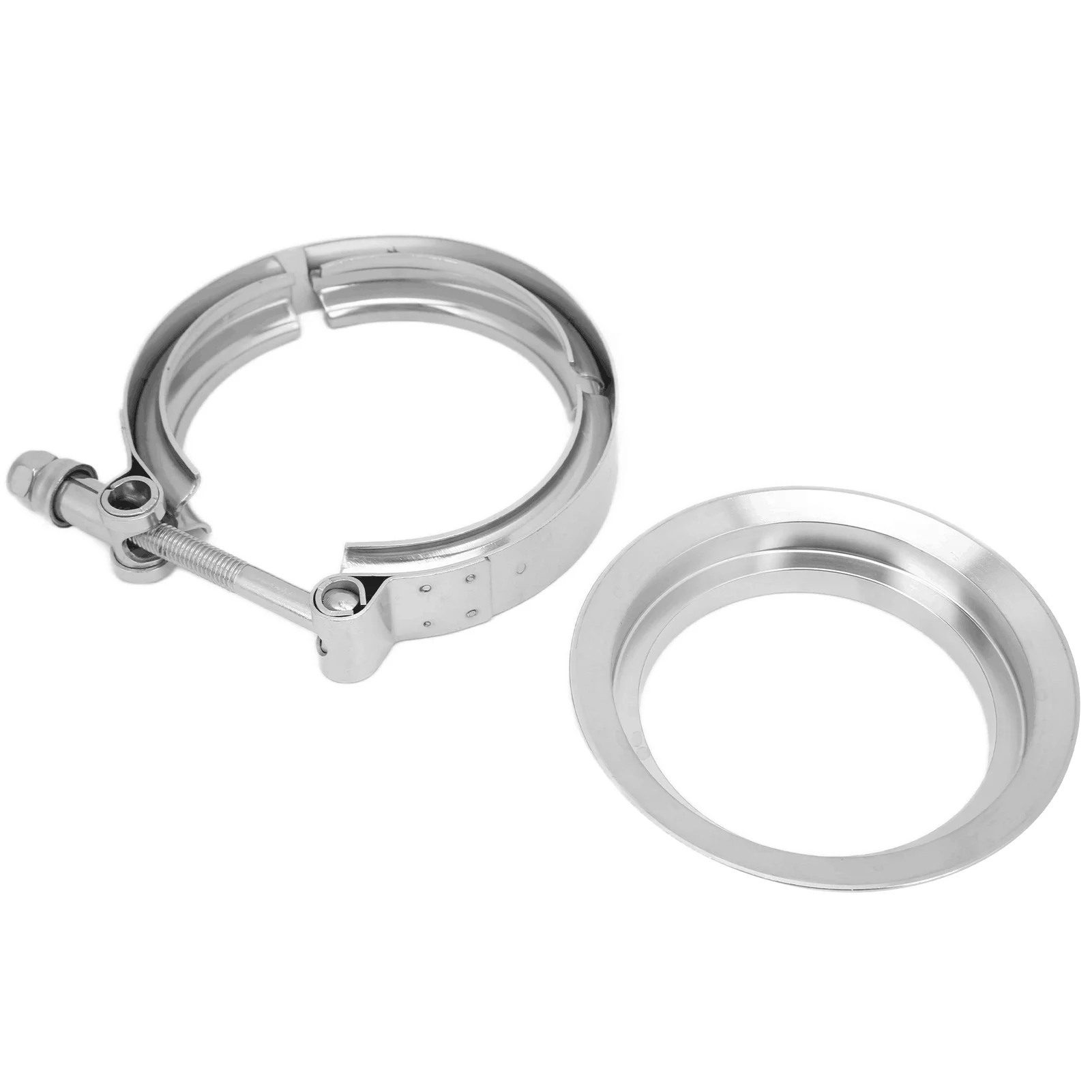 От 3 до 5 дюйма 304S Комплект фланцевых зажимов для выхлопных газов V-образный зажим 4