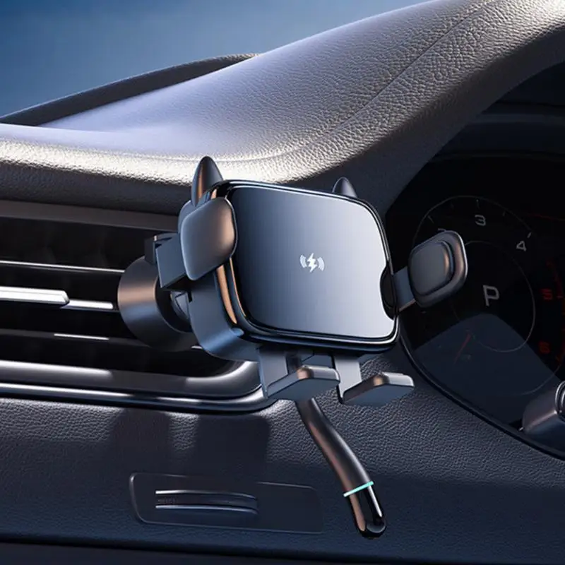 

Fast Charging Wireless Charger Car Charger 15w Car Phone Holder Multifunctional Car Charger Support Durable Car Supplies Stable