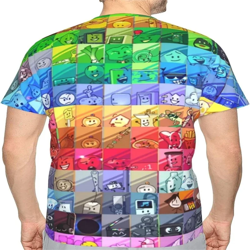 Jacknjellify BFDI Battle For Dream Island футболки Merch для женщин и мужчин повседневные футболки с короткими рукавами уличная футболка стильная Camiseta (art.: 3920d07d7e91e) - 3920d07d7e91e