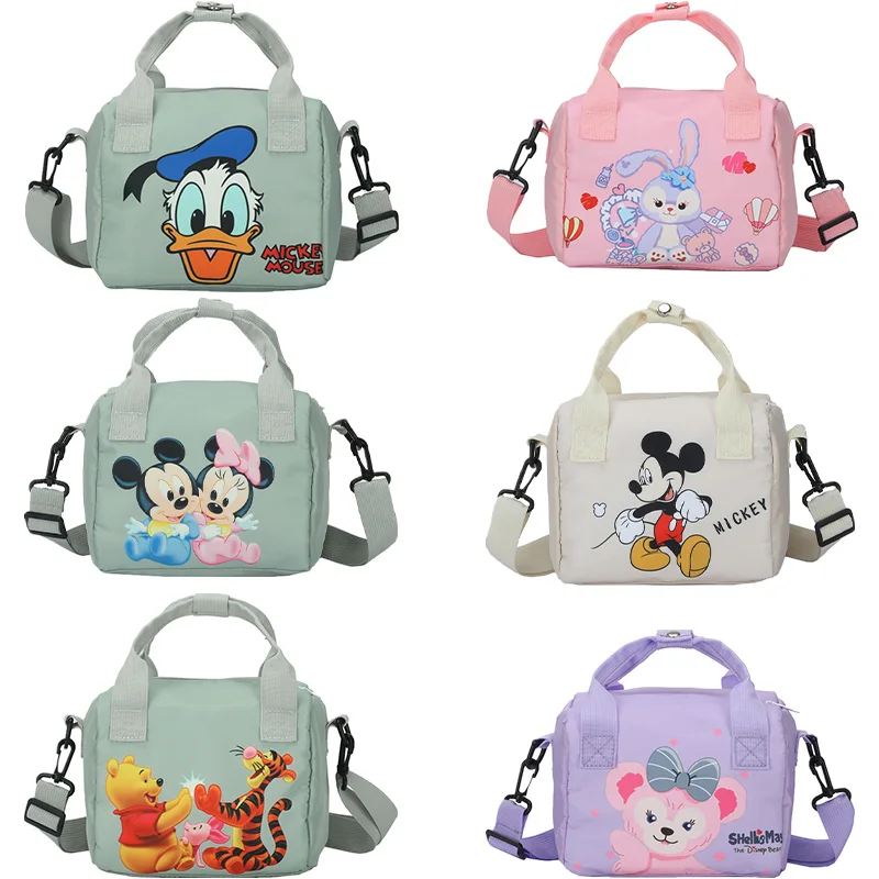 

Сумки через плечо Disney, Повседневная холщовая женская сумка для покупок с Микки Маусом, симпатичная аниме модная сумка, сумка-мессенджер, под...