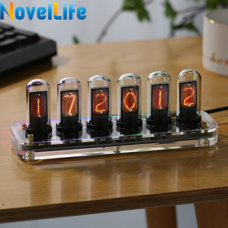 Набор часов NovelLife SE Nixie Tube цифровой календарь секундомер отображение времени и