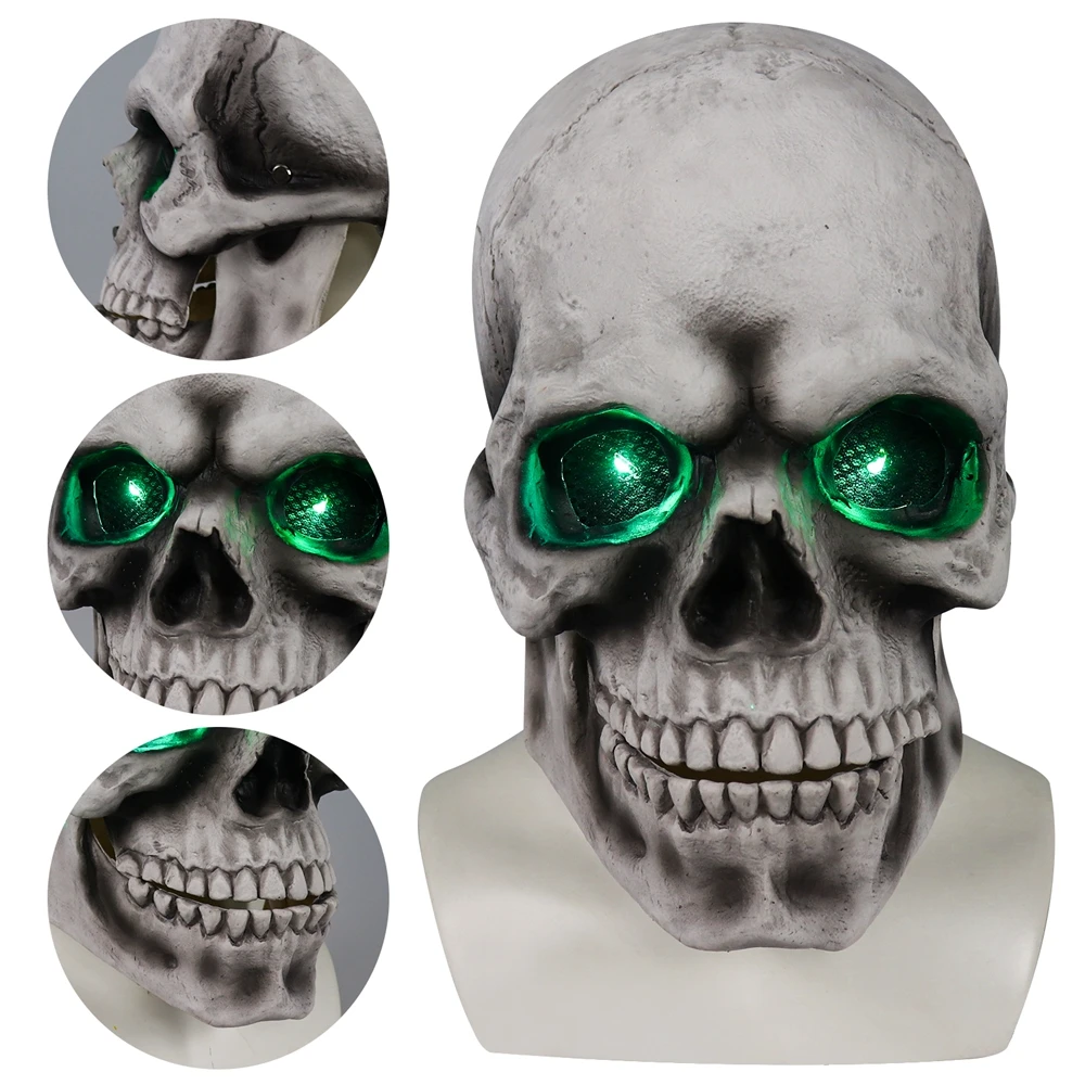 

Женская маска-Череп с подвижными челюстями