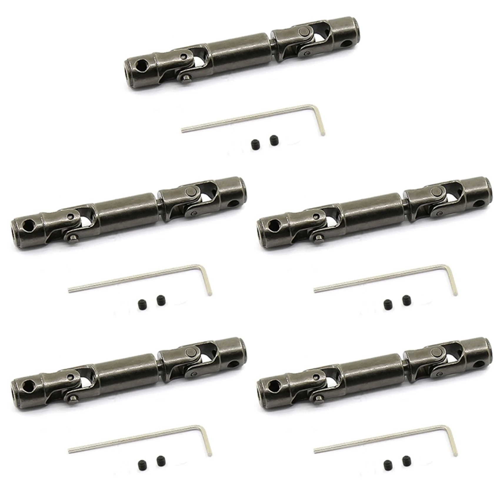 

5X Upgrade Metal CVD Drive Shaft For WPL D12 C14 C24 B14 B24 B16 B36 MN D90 MN99S Henglong RC Car Parts Accessories