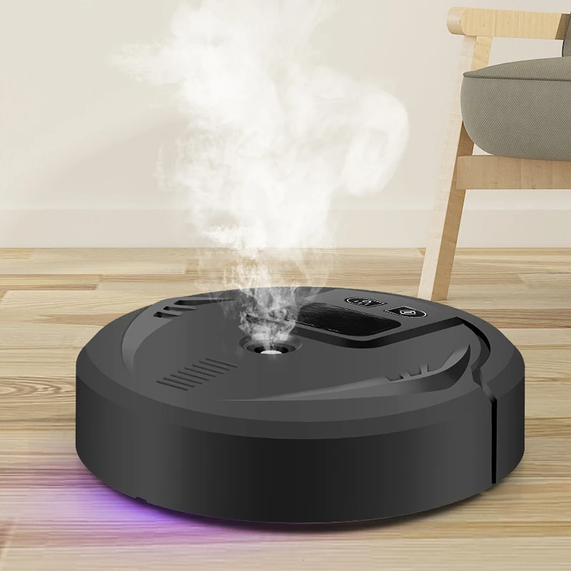 

2023 New Domestic Multi-function Intelligent Sweeping Robot USB Charging Spray Humidification Cleaning Robot