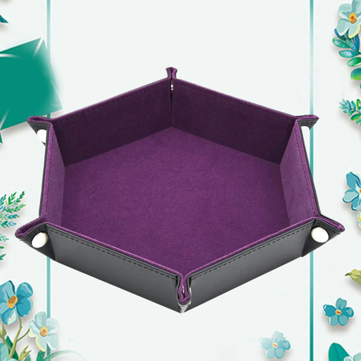 

1 шт., шестигранная доска, зернистость, пластина для игральных костей, для ночного клуба, настольная доска, подарок, хранение ювелирных издел...