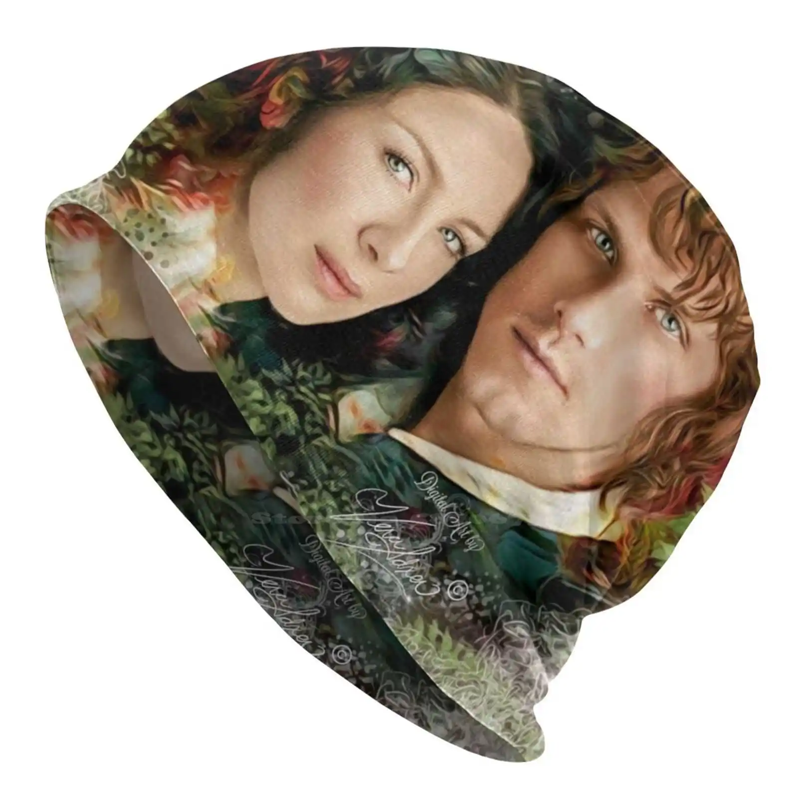 Вязаная шапка с цветами теплая уличные шапки Вера адсер Фан арт