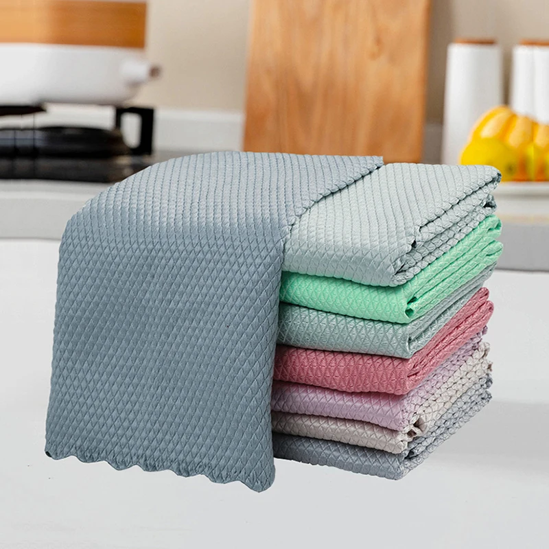 

5 шт., салфетки для мытья посуды и окон