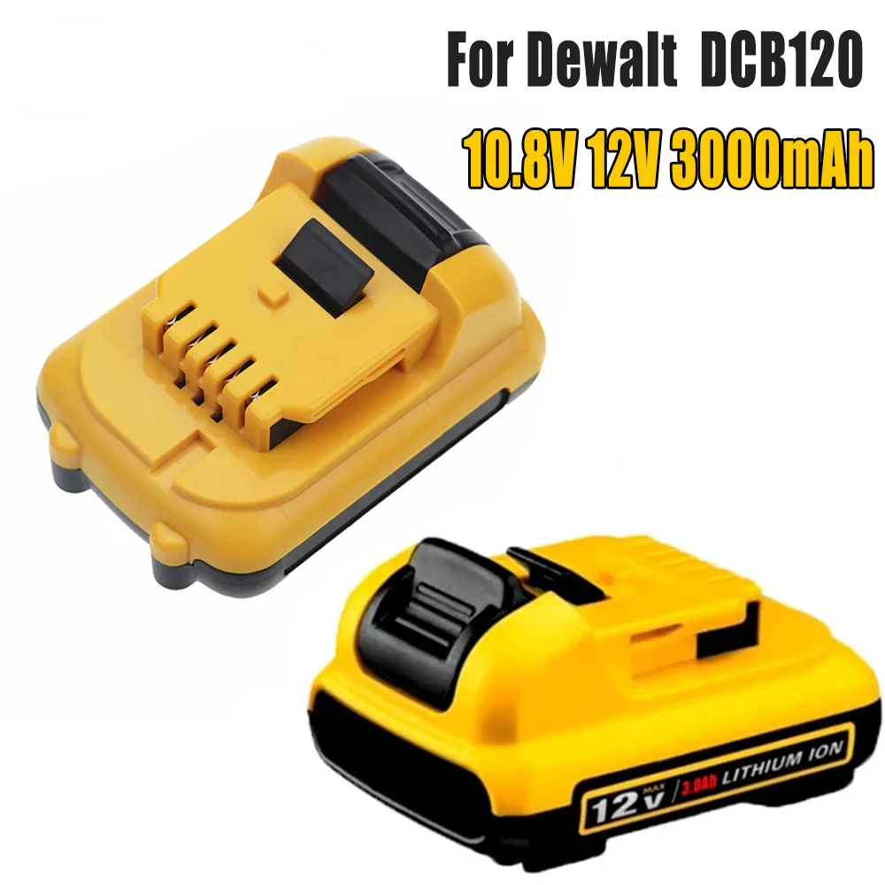 Литий-ионный аккумулятор для DeWalt DCB120 DCB123 DCB122 DCB127 DCB124 DCB121 3000 мАч 12 Вольт