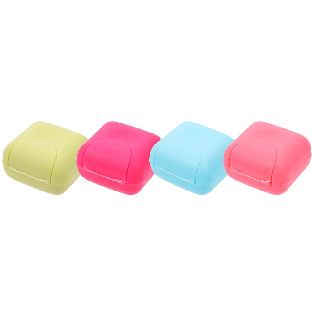 

4Pcs Soap Holder Holder Holder Travel Soap Holder Holder Container with Lid Soap Holder Holder Case Soap Holder Holder Box Soap