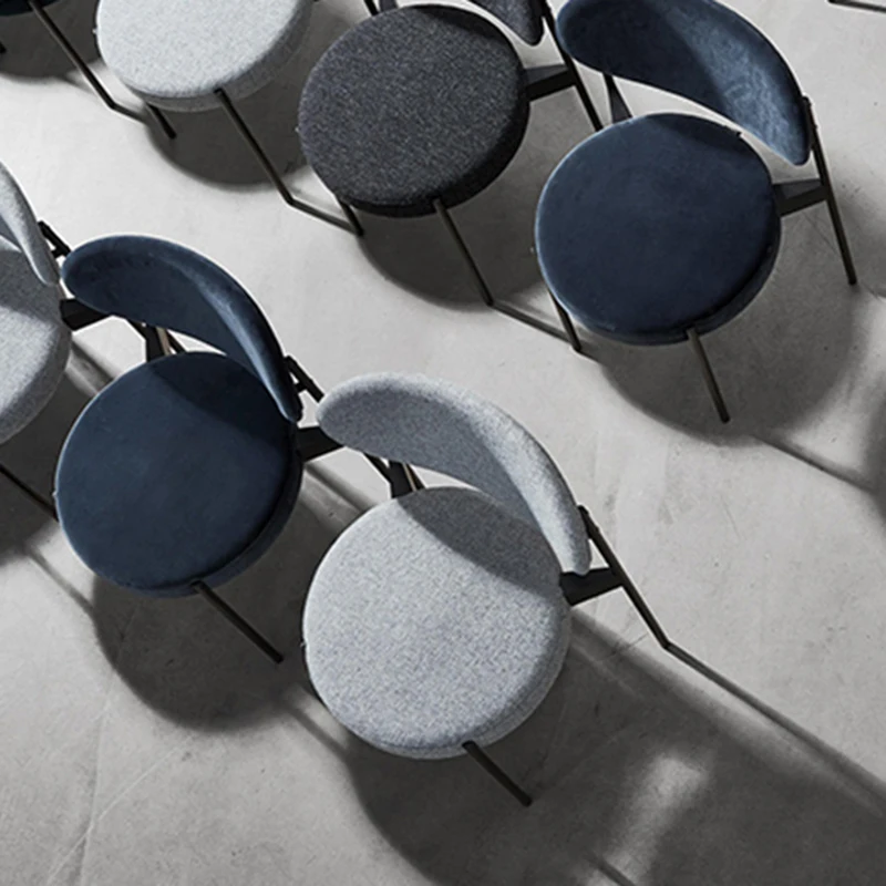 

Pad Cushion Dining Chairs Modern Portable Modern Space Saving Dining Chairs Protection Luxuryer Chaise Furniture Essentials