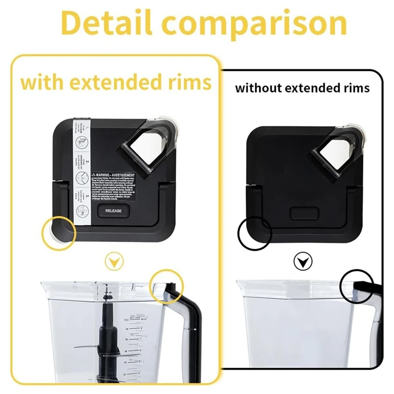 Замена крышки блендера для кувшина ниндзя 72 унции запорная крышка верхняя детали