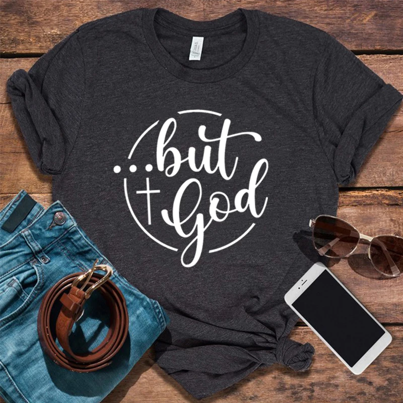 

But God Shirt God Lover Shirt Christian Tee Church Shirt Religious Women Clothing Christian Tee Jesus Lover Tshirt Tops m