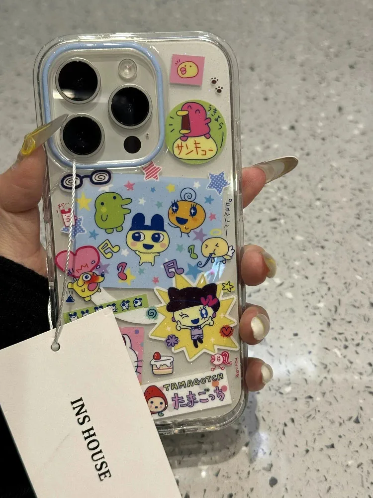 Фото Новый чехол-подставка Tamagotchi 2026 года, совместимый с iPhone 16 Pro, чехол для Apple 15, чехол для 14 (одинарный), Apple 15 Pro Max №2