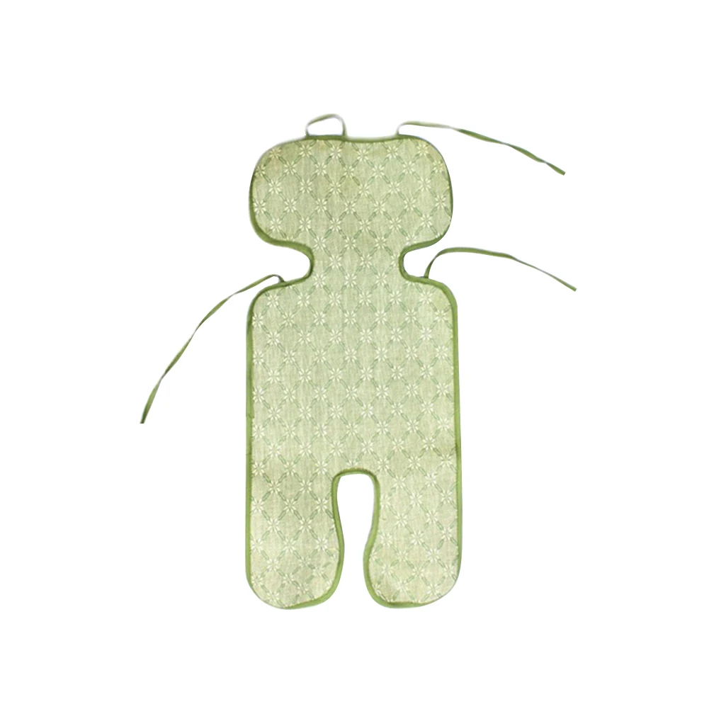 

Soft Easy Install Green Comfortable Car Seat Baby Stroller Mat Summer Sleeping Breathable Linen Outdoor Walking Multifunction