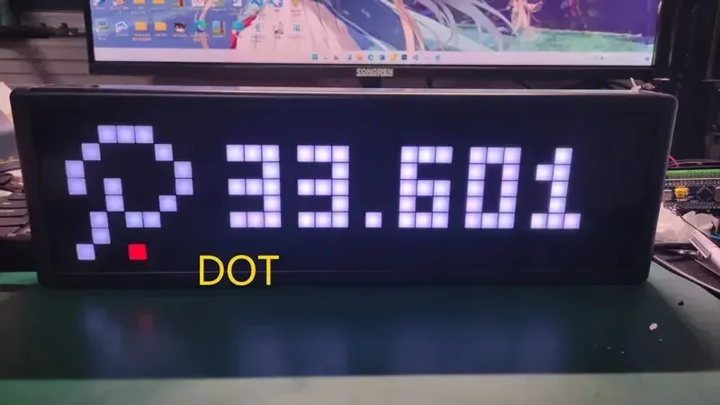 Дисплей для цифрового рынка валют биткоинов настольный дисплей с ценами в режиме