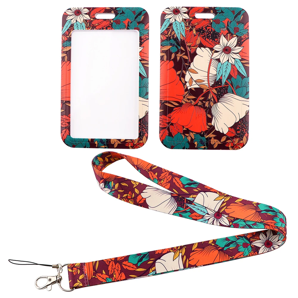 LX1069 шнурок с цветами розы для брелоков подвеска USB ID держатель - Цена: 72,30 руб.