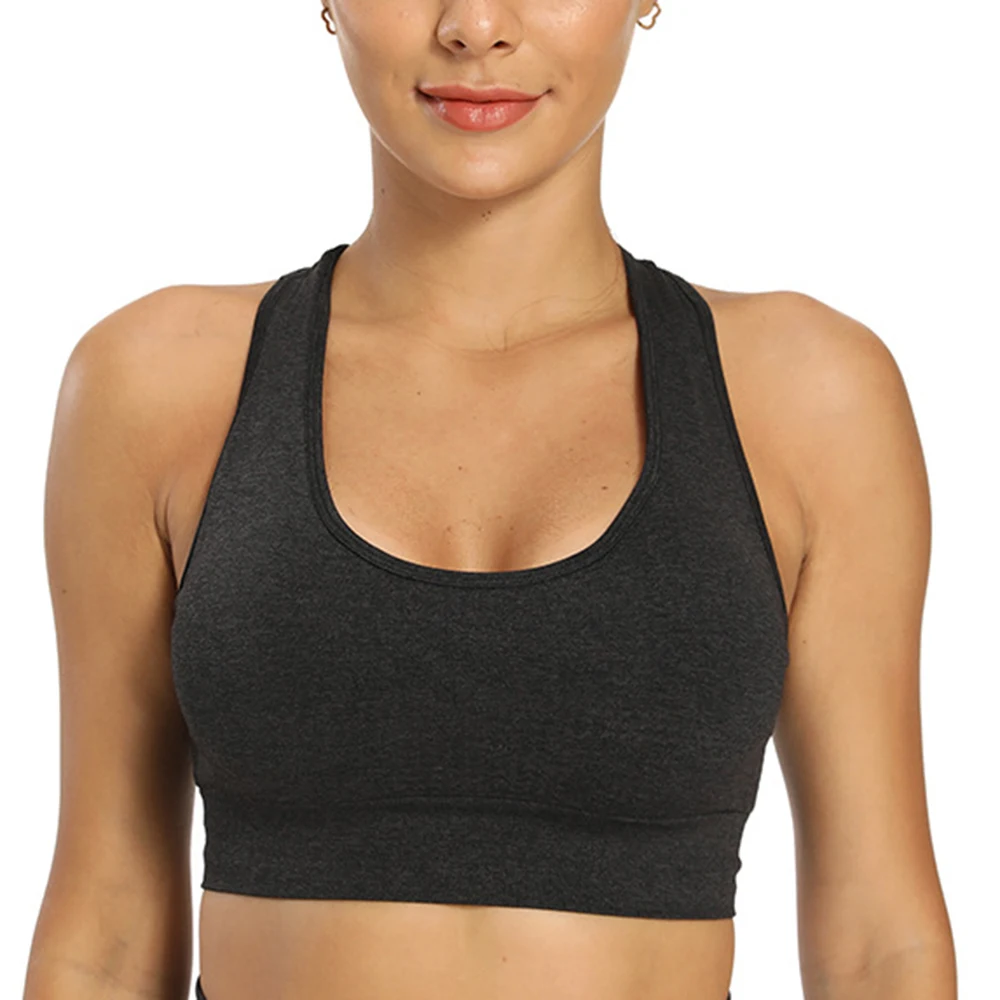 

Women Seamless Sport Bra Fitness Push Up Yoga Workout Bras Gym Sportswear Underwear Top Provides Strong Chest Running Vest