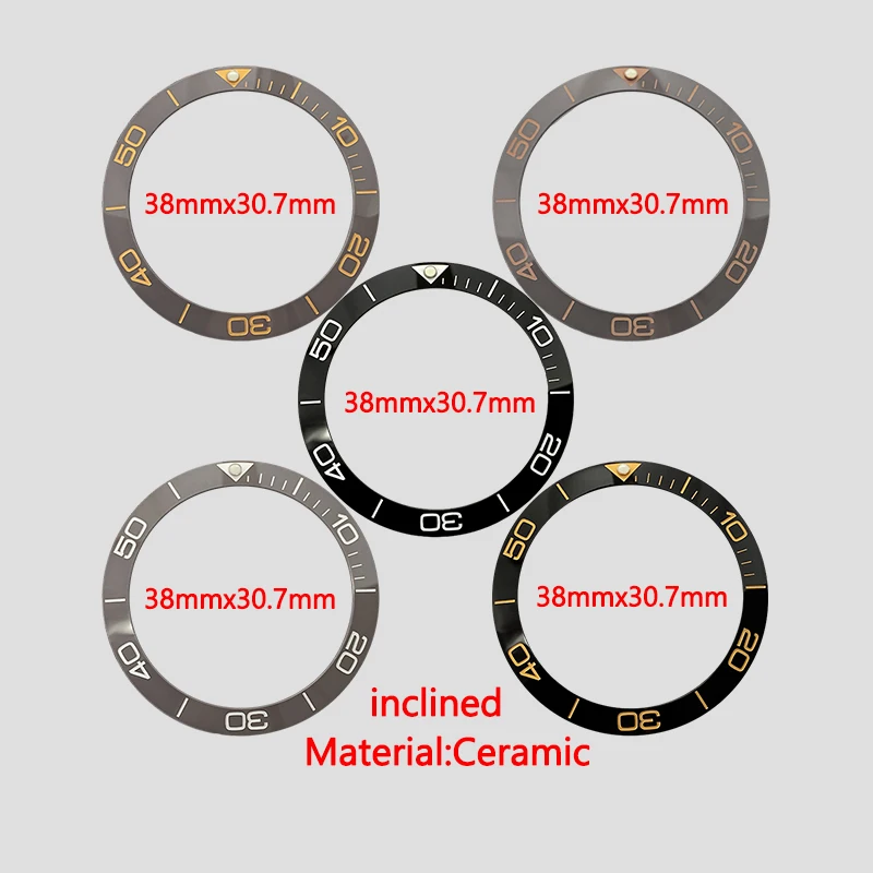 Шрифт Kangka для часов керамическая вставка безеля подходит SKX009 чехлы SKX011 38 мм x 30 7