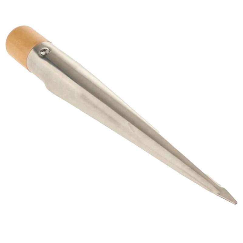 

280Mm Boat Splicing Spike Marine Wood Handle 304 Stainless Rope Steel Splicing Spike For Yacht Speedboat Replacement Accessories