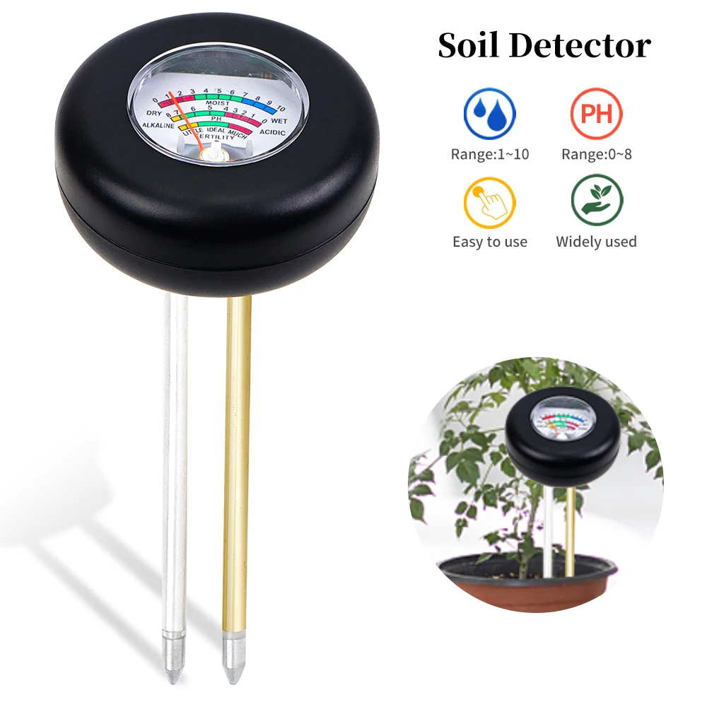 

Soil Meter PH Moisture Fertility Test 3 in 1 Tool for Flower Garden Planting Monitor Sensor Humidity Acidity Tester Instruments