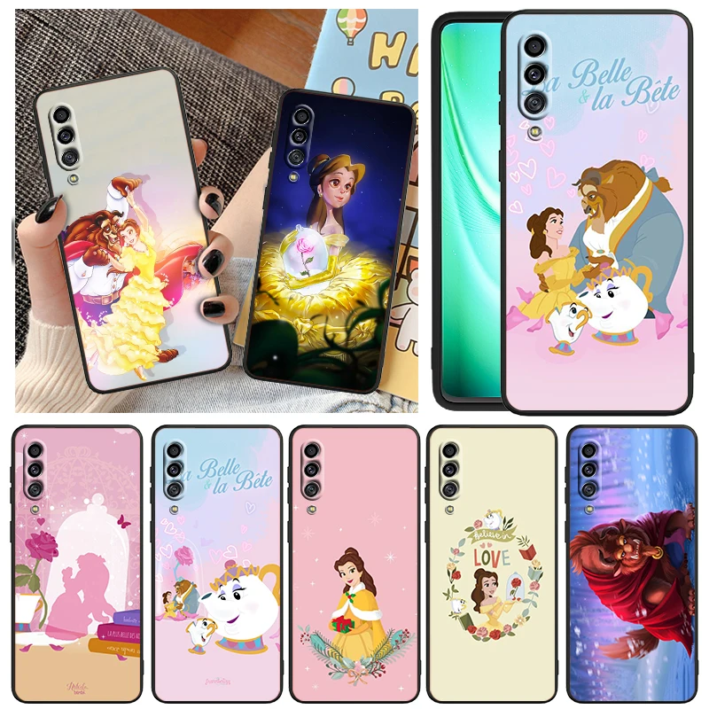 

Beauty And The beast Love For Samsung Note 20 10 9 Ultra Lite Plus F23 M52 M21 A73 A70 A20 A10 A8 A03 j7 j6 Black Phone Case