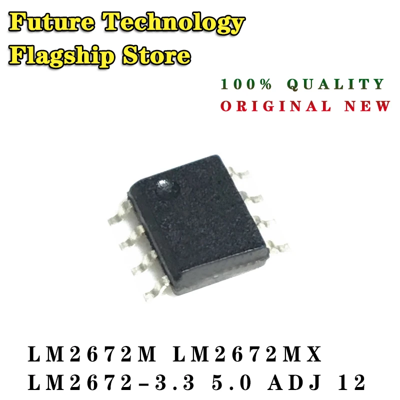 

LM2672M LM2672MX LM2672-3.3 5.0 ADJ 12 SMD SOP8 new original imported