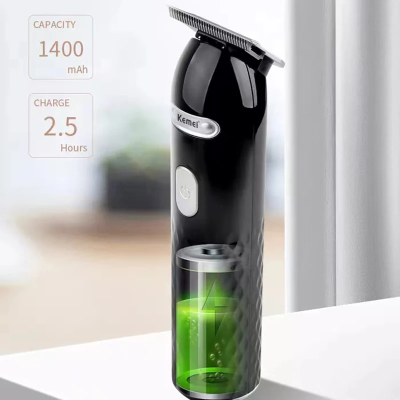 Kemei профессиональный триммер для волос с Т-образным лезвием и бородой