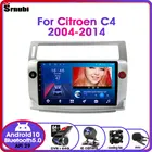 Автомагнитола 2 Din на Android 10 для Citroen C4 C-Triumph C-четыре 2004-2014, радио, GPS-навигация, мультимедийный плеер RDS 4G net, DVD