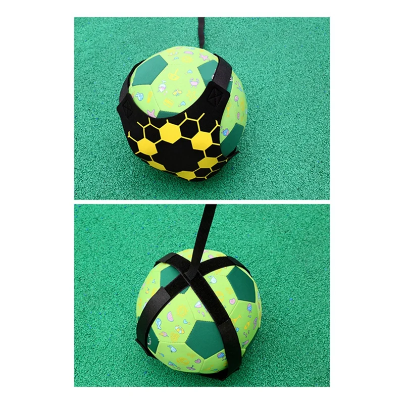 Football Training Belt Children's Trainer Controller Elastic Bouncing Bag Auxiliary Sports Equipment