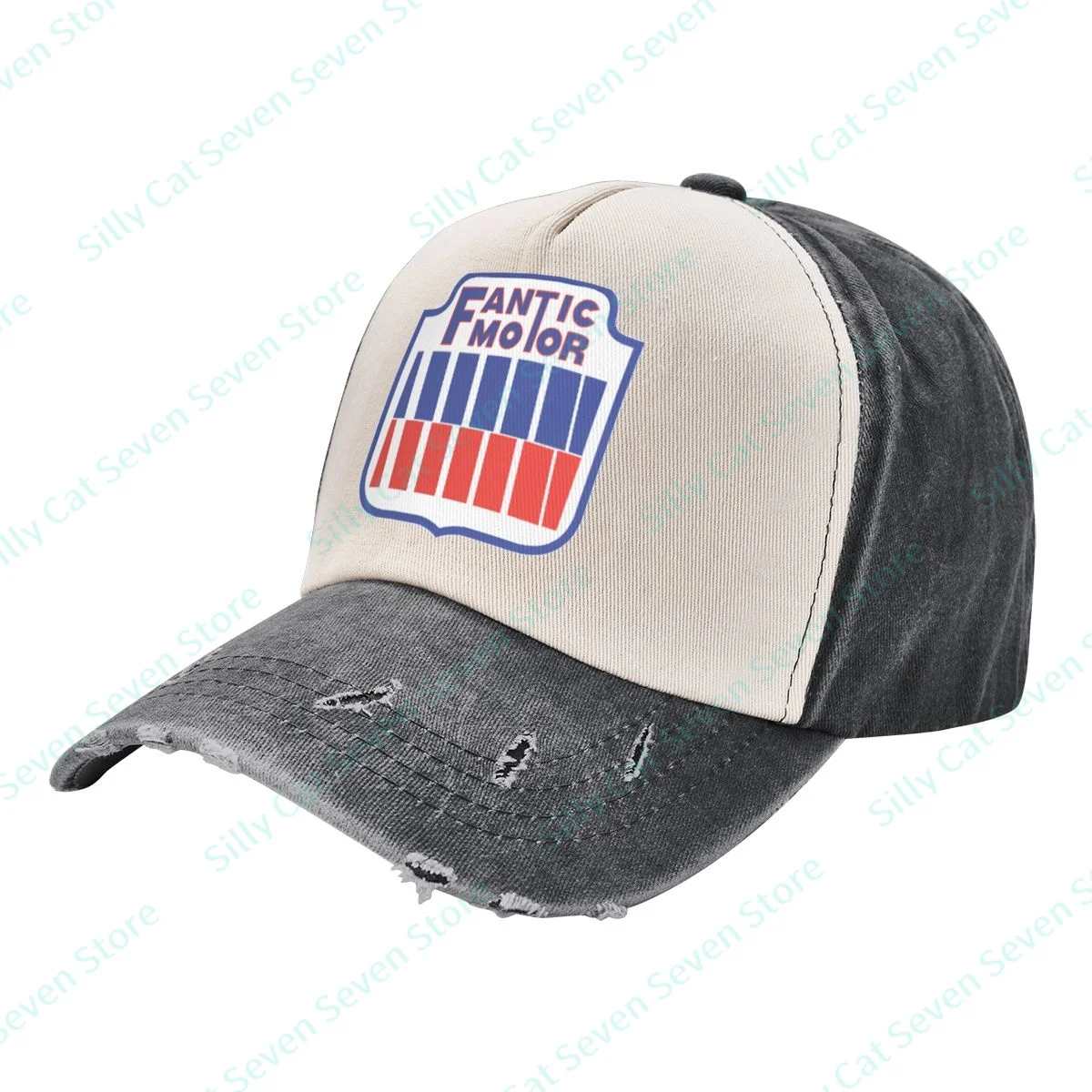 

Fashion Fantlcs cowboy Baseball Cap Men Women Vintage adjustable Mixed color stitching Baseball Cap Washed Dad Hat