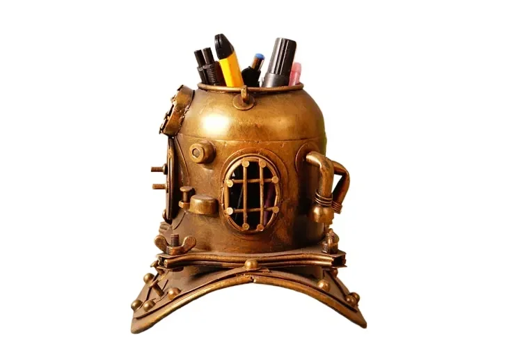 Винтажный держатель для ручек железная модель украшение стимпанк на шлем